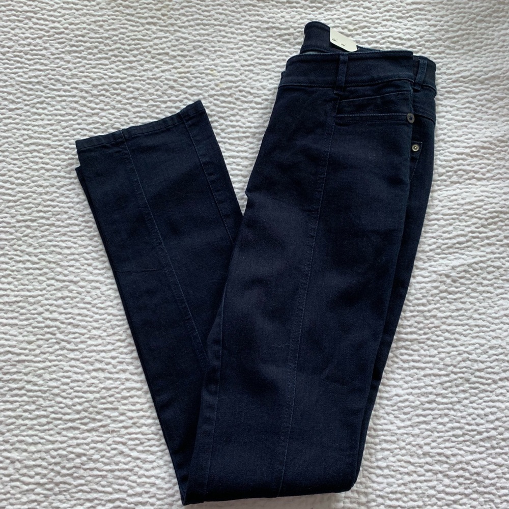 PennyBlack Straight Leg Jeans Dark Wash Front Seam